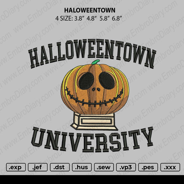 Halloweentown University Embroidery