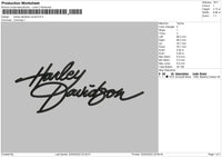 Harley Davidson Script