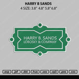 Harry B Sands