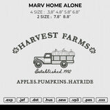 Harvest Farm pumpkins Embroidery