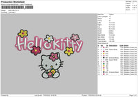 Hello Kitty V3 Embroidery