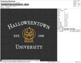 Halloweentown White Embroidery