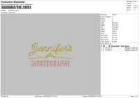 Jennifers Embroidery File 6 sizes