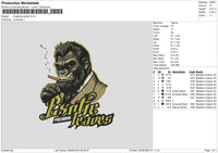 Kingkong Exotic Embroidery File 6 sizes