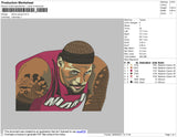 Lebron James Embroidery