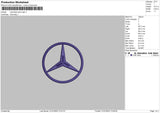 M Benz Embroidery File 6 sizes