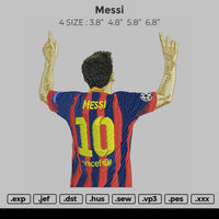 Messi Embroidery