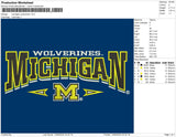 Michigan Wolverines Embroidery