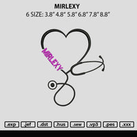 Mirlexy Embroidery File 6 sizes