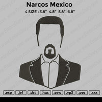 Narcos Mexico Embroidery