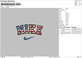 Nike America Embroidery File 6 Sizes