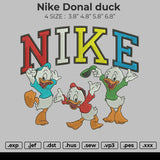 Nike Donald Duck Embroidery