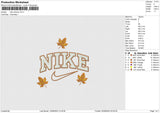 Nike Autums Embroidery File 6 sizes