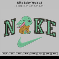 Nike Baby Yoda v2 Embroidery