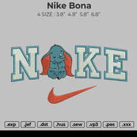 Nike Bona Embroidery