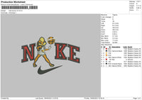 Nike Bunny v2 Embroidery File 6 sizes