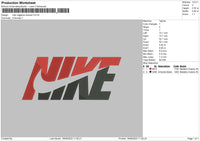 Nike Negative Swoosh Embroidery File 6 sizes