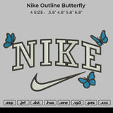 Nike Outline Butterflies