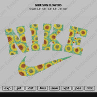 Nike Sun Flowers Embroidery