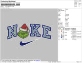 Nike Grinch Embroidery