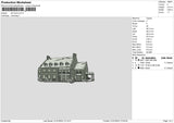 Old Home Embroidery File 6 sizes