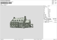 Old Home Embroidery File 6 sizes