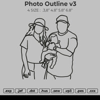 Photo Outline v3 Embroidery