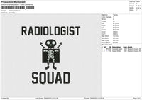 Radiologist Embroidery