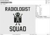 Radiologist Embroidery