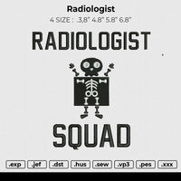 Radiologist Embroidery