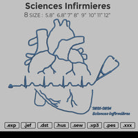 Sciences Infirmieres Embroidery