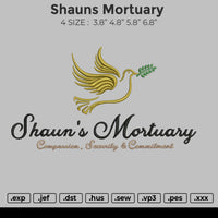 Shaun's Mortuary Embroidery