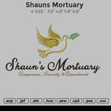 Shaun's Mortuary Embroidery