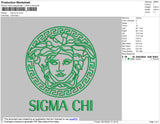 Sigma Chi Embroidery