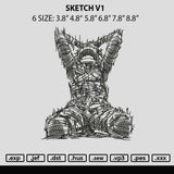 Sketch V1 Embroidery File