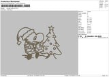 BN Xmas V5 Embroidery File 6 sizes