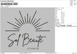 Sol Beante Embroidery File 6 sizes