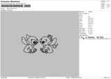 Stitch Outline Embroidery File 6 sizes