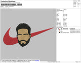 Swoosh Curly Embroidery