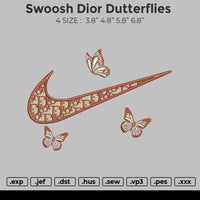 Swoosh Dior Butterflies