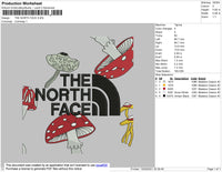 The North Face Mashroom  Embroidery