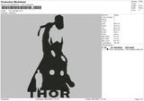 Thor Silhouette Embroidery