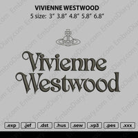 Vivienne West wood Embroidery