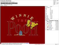 Winnie The Pooh mbroidery